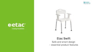 Etac Swift Essential Product Features Safe and Smart Design [upl. by Mallorie414]