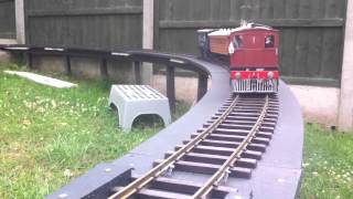 Y6 tram Wisbech amp Upwell Gauge 3 garden raillway [upl. by Gorey]