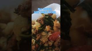 NOT Oxtail Seasonings over veggies ampTVP Fryamp pressure cook vegan microlocs vegetarian short [upl. by Naleag]