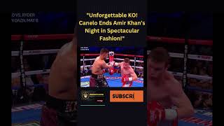 Unbelievable Knockout Canelo’s Massive Punch Ends Khan [upl. by Jeggar]