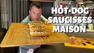 RECETTE DE NORBERT  HOTDOG SAUCISSES ET KETCHUP MAISON [upl. by Navar235]