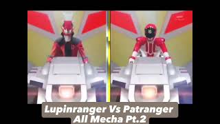 LUPINRANGER VS PATRANGER ALL MECHA [upl. by Kaz]