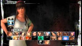 Dead Or Alive 5 DOA5 All Hitomi Costumes [upl. by Aneekahs945]