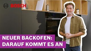 Backofen kaufen perfektes Backen Braten amp mehr  Bosch Serie 8 Backöfen [upl. by Analise]