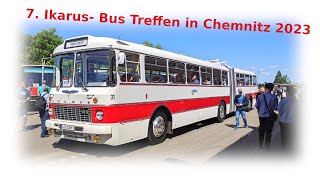 7 IKARUS Bus Treffen in Chemnitz 2023 [upl. by Egrog]