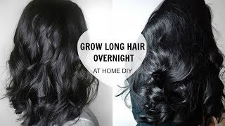 NATURAL HAIR GROWTH  HOW TO GROW LONGER THICKER HAIR Naturally  Fast  DIY OVERNIGHT Results [upl. by Akienaj810]