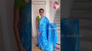 Banarasi Silk saree silver jari weaving floral design diwali special sale diwalicollections [upl. by Nohsal]