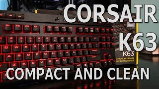 Corsair K63  Compact Mechanical Keyboard Review and Overview [upl. by Matless]