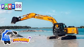 Diggers For Kids Worldwide 🌎 Trucks Mine Sites Crawler Excavators And More [upl. by Risan]