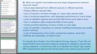 2nd CSP Training series  solar resource assessment 12 [upl. by Latterll]