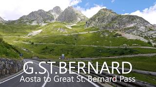 Aosta to Grand Saint Bernard Pass  Italy Scenic Drive 4K [upl. by Edge]