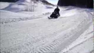 Bombardier SkiDoo Formula PRS snowmobile [upl. by Aivekal]