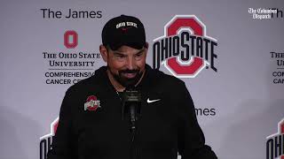 Ohio State football Ryan Day full press conference after obliterating Purdue [upl. by Yaluz]