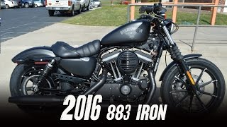 SOLD 2016 HarleyDavidson® XL883N  Sportster® Iron 883™ Black Denim [upl. by Silrak]