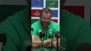 You need guts  Andy Farrell on Ciarán Frawley dropgoal rsavire [upl. by Ylram973]