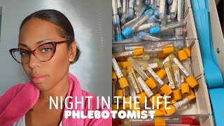 COME TO WORK WITH ME AS A PHLEBOTOMIST [upl. by Kissiah]