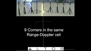 Altos Radar9 Corners in same Range Doppler cell [upl. by Rus]