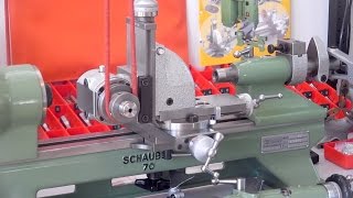 Almost new Schaublin 70 High Precision Lathe with accessories [upl. by Hennebery]