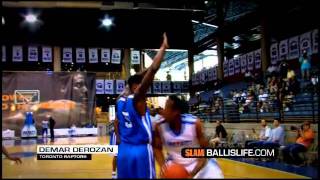 DeMar DeRozan Vs Iman Shumpert  Impact Competitive Leaguelockout league Day 3 [upl. by Holmun]