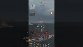 Warships🏴‍☠️  Massachusetts  Nagato over extended worldofwarships wows cqc [upl. by Moriyama]