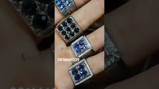 Stempel perak hmade Tanzanite amp blue safir madagazqar Ha [upl. by Quent]