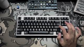 KBD8X MKIII  Strawberry Wine V1  Aluminum Plate  DMK Keycaps  Typing Sound TH [upl. by Wrennie888]