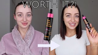 btan That Next Level Bronze Bronzing Glow Drops Honest Review  Demo  Self Tanner Review [upl. by Nuncia890]