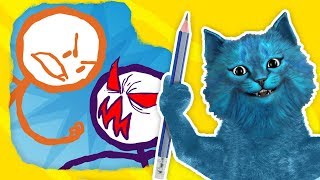 НАРИСОВАЛИ СТИКМЕНА и он ОЖИЛ Draw a Stickman EPIC 2 говорящий кот КОТЁНОК ЛАЙК [upl. by Ametaf]