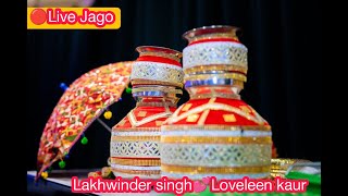 Lakhwinder singh💕Loveleen kaur  🔴 Live Jago [upl. by Buffy]