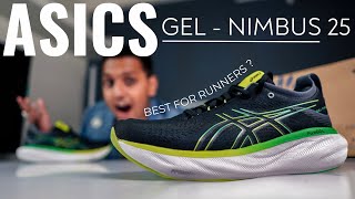 ASICS GEL NIMBUS 25 🔥🔥 RUNNING SHOES REVIEW 🔥 [upl. by Suravaj]