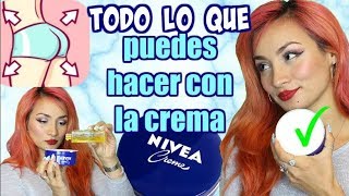 INCREIBLES USOS DE LA CREMA NIVEA 🍑 PARA LA BELLEZA DE TODO EL CUERPO [upl. by Neiv]