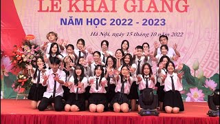 LỄ KHAI GIẢNG NĂM HỌC 20222023 Flashmob THANH XUÂN CỦA CHÚNG TA  Đội Văn Nghệ HUP [upl. by Rollins928]