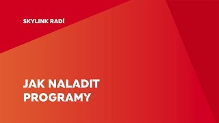 Skylink radí  Jak naladit programy [upl. by Naehs989]