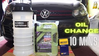 MK6 Golf GTI  How To Change The Oil [upl. by Adiazteb]