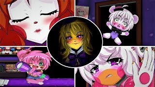 ALL FNIA Ultimate Location JUMPSCARES amp DISTRACTIONS Five Nights in Anime 3 [upl. by Laurita]