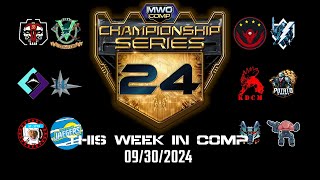 This Week in Comp Week of 93024  Winners Bracket part 1 [upl. by Zenas]