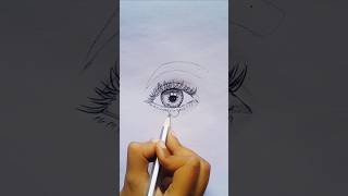 Realistic eyerealistic eye drawingeasy eye drawingytshortsartsketchdrawingeyedrawingshorts [upl. by Annaet865]