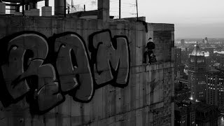 Graffiti Artist RAMS of MSK Hits Up the Peak of a 44Story NYC Skyscraper [upl. by Sirotek236]