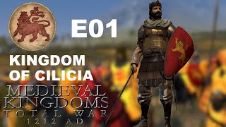 MEDIEVAL KINGDOMS Total War 1212 AD CILICIA  E01  Obozretný začiatok SKCZ [upl. by Leakcim]