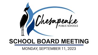 School Board Meeting Monday September 11 2023 [upl. by Ehrenberg]