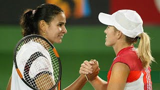 Justine Henin vs Fabiola Zuluaga 2004 Australian Open SF Highlights [upl. by Elmo]