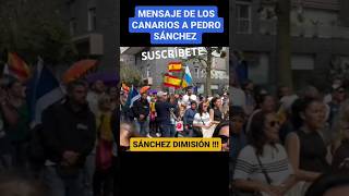 🇪🇸 MANIFESTACIÓN CONTRA LA LLEGADA MASIVA DE INDOCUMENTADOS 🇪🇸 shorts viral canarias españa [upl. by Lalittah]