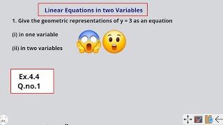 Ex 44 class 9 maths ncert question no 1 maths [upl. by Anelliw]