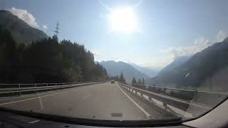 Driving down the Gotthardpass Switzerland around 900am  19th July 2024 [upl. by Amato435]