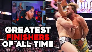 GREATEST WRESTLING FINISHERS OF ALL TIME FinisherMania 6 [upl. by Loomis102]