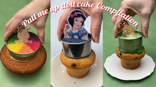 Best pull me up doll cake  Tsunami Doll Cake Compilation  Foodie beats tiktok viral  Dress cake [upl. by Hedgcock]