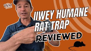 Pest Exterminator Reviews the IIWEY Humane Rat Trap [upl. by Genevra]