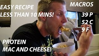 PROTEIN MAC AND CHEESE FLEXIBLE DIETING RECIPES EP13 [upl. by Robinett565]