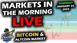 MARKETS in the MORNING 1252024 Bitcoin 39800 GDP Blowout NASDAQ 1 from 4236 DXY 103 [upl. by Ocirred643]