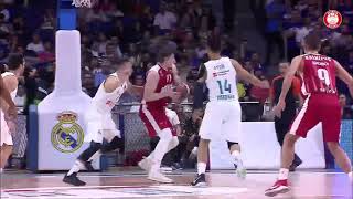 Real Madrid  Olimpia Milano Gudaitis 99 da 2 punti [upl. by Ifen41]